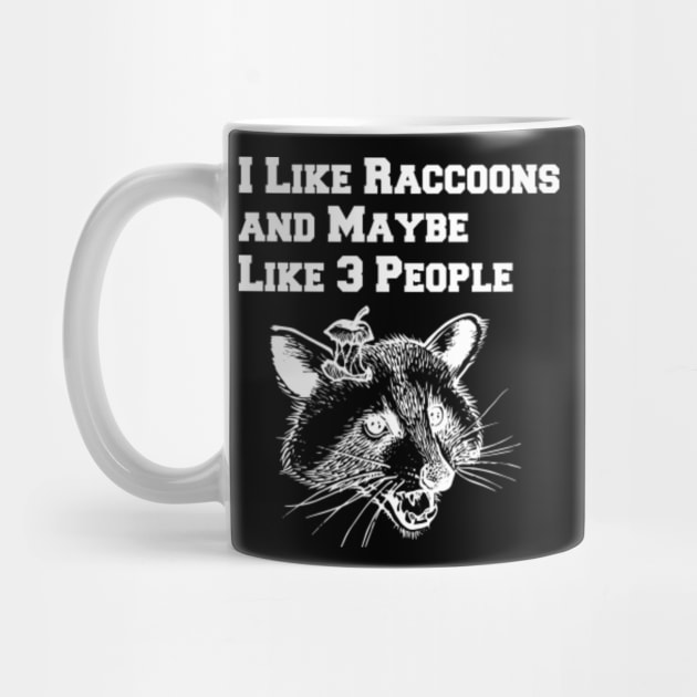 I Like Raccoons And Maybe Like 3 People by lightbulbmcoc